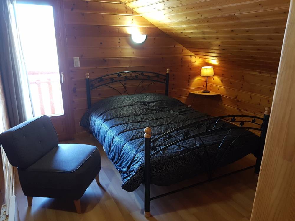 chambre double chalet