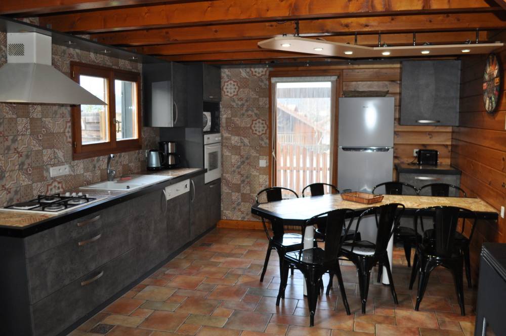 cuisine ouvert chalet