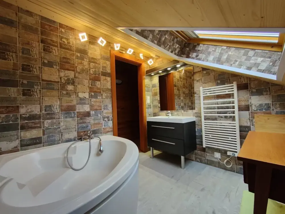 salle de bains chalet