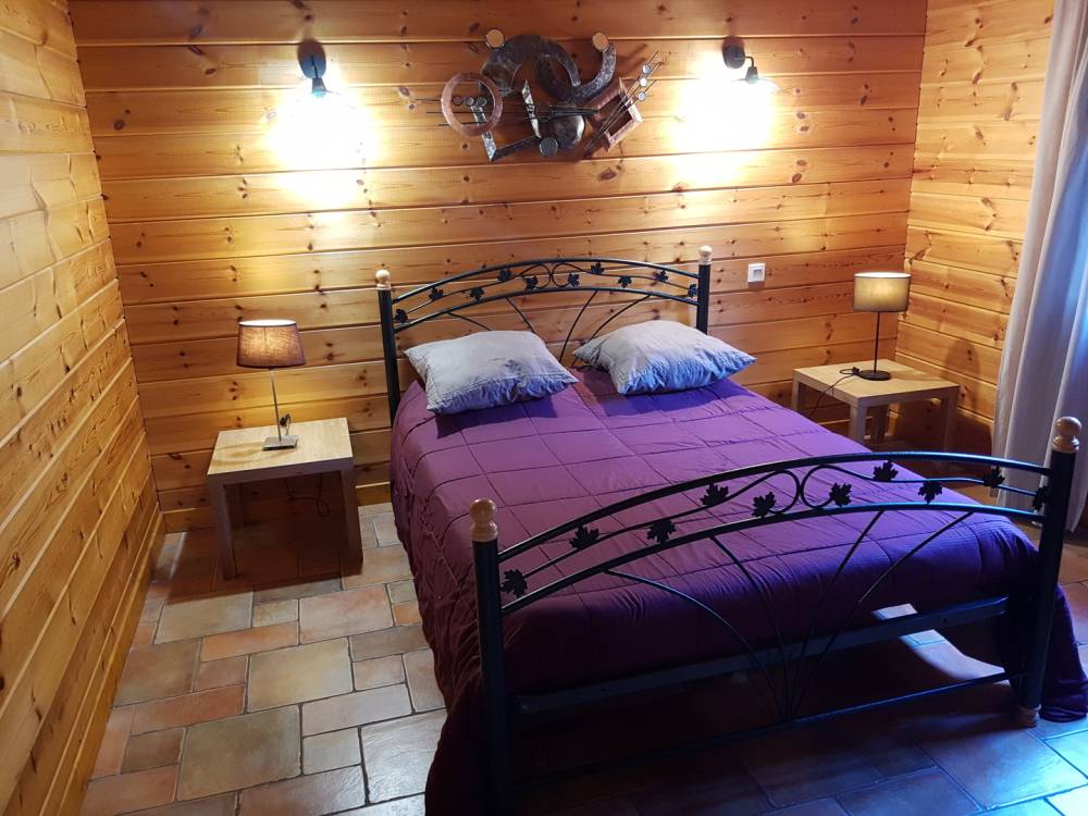 chambre double chalet