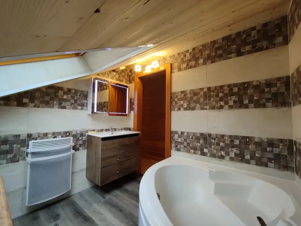 salle de bains chalet