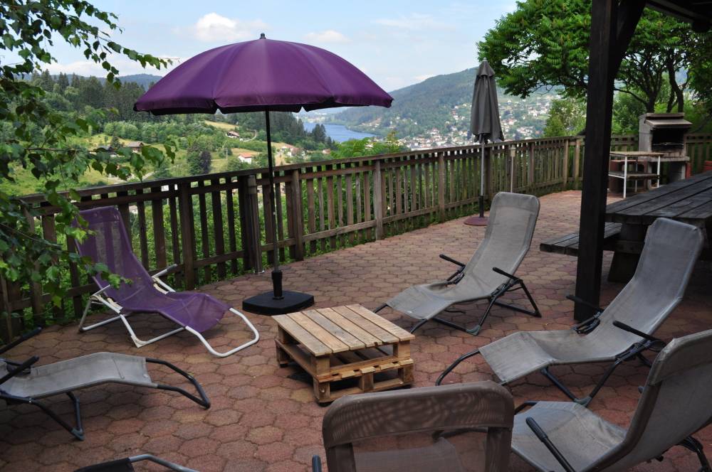 terrasse extérieur chalet