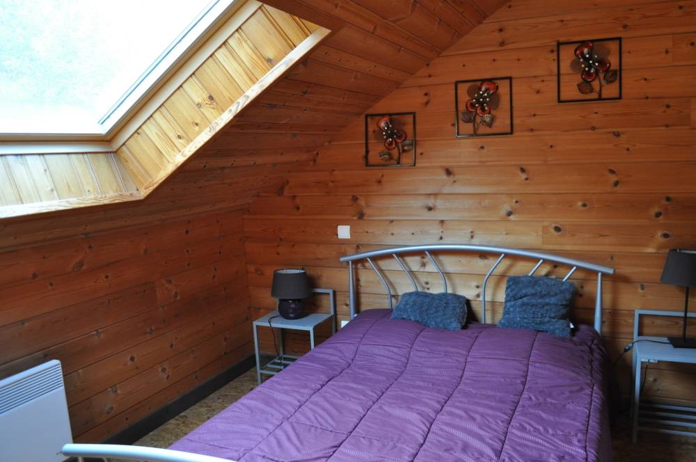 chambre double du chalet
