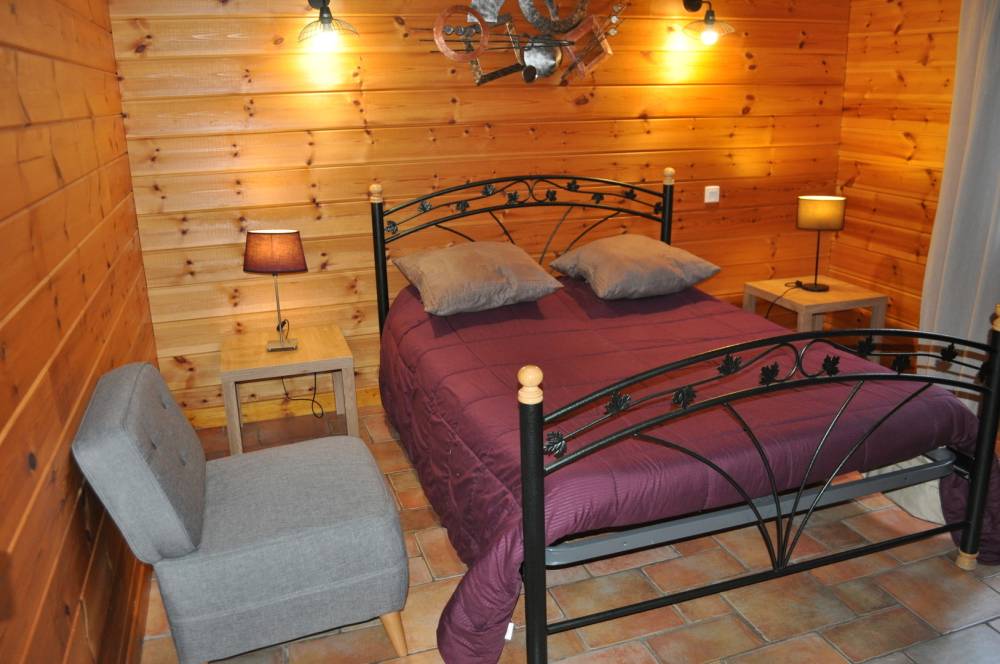 chambre double du chalet