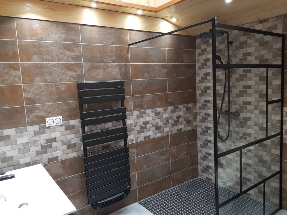 salle de bain du chalet