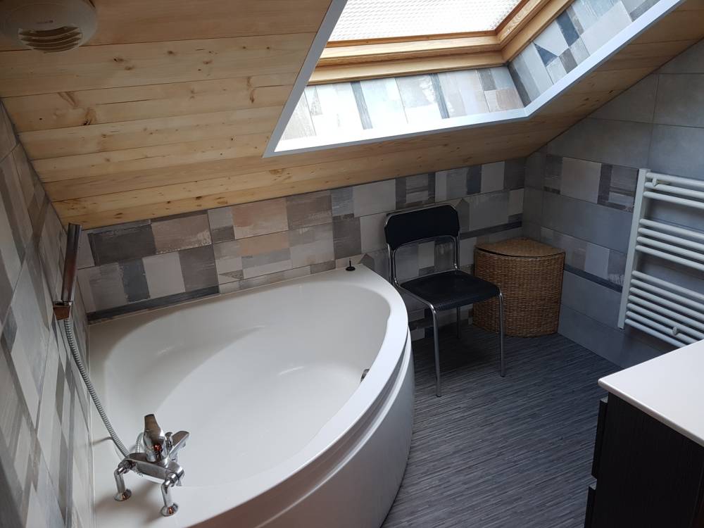 salle de bains du chalet