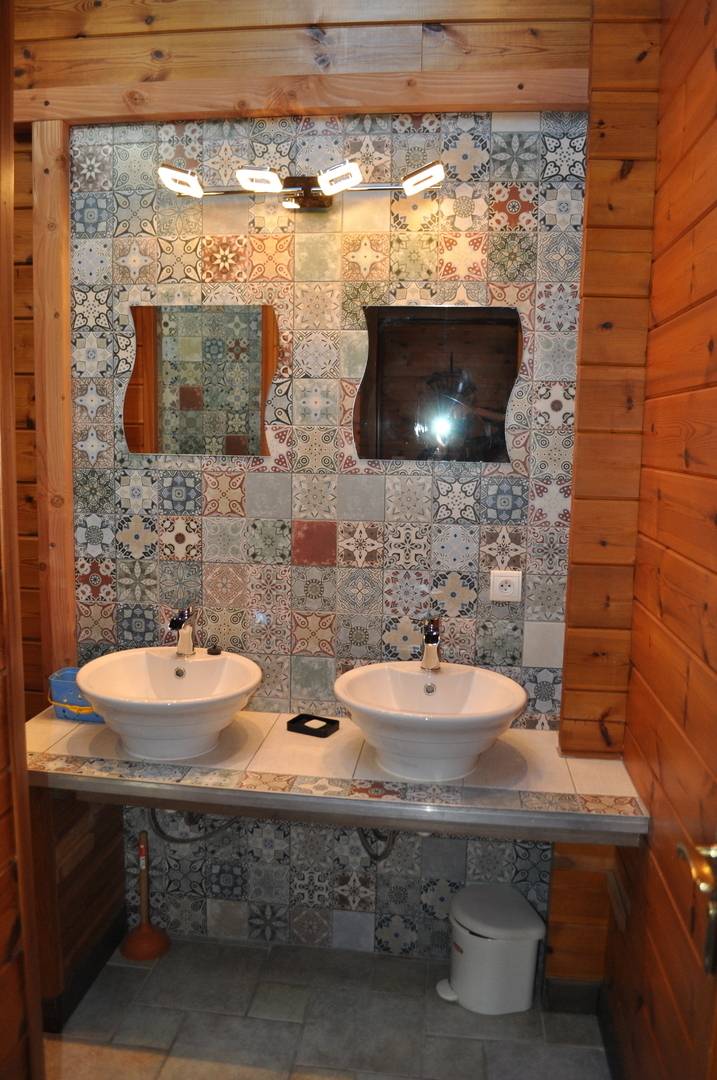 salle de bains du chalet