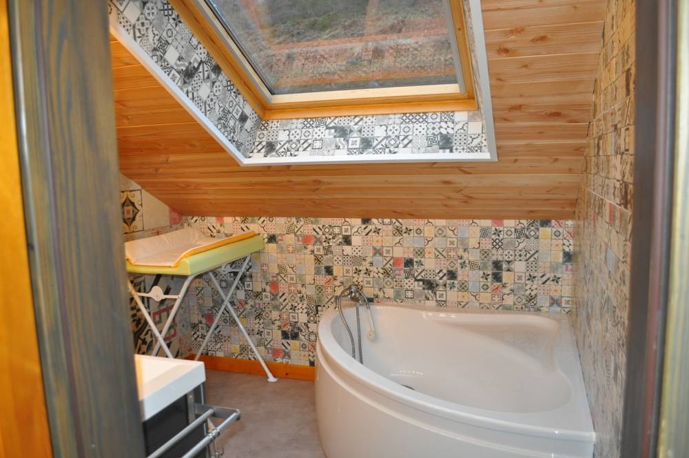 salle de bain du chalet