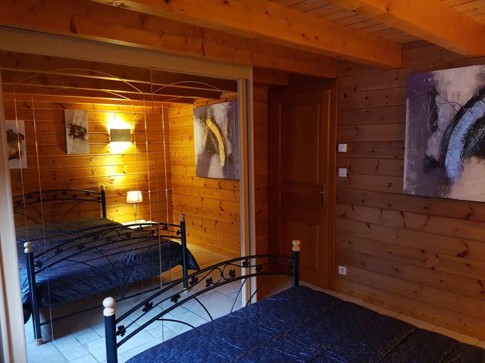 chambre double du chalet