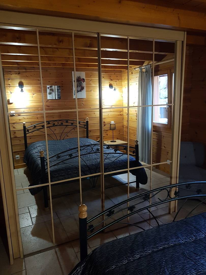 chambre double du chalet