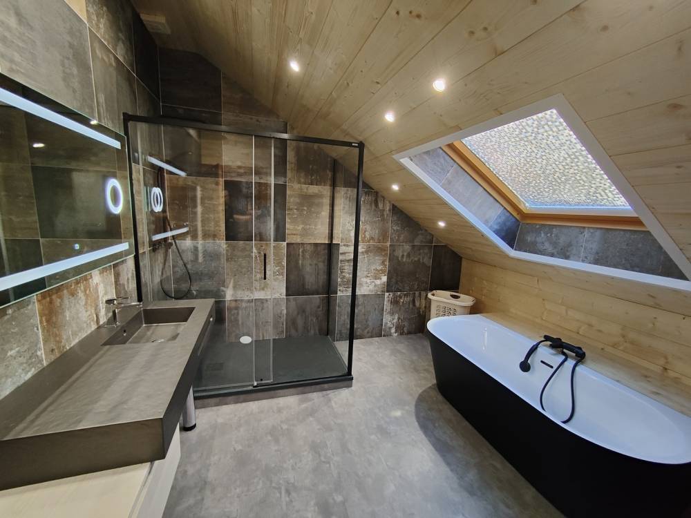 salle de bains chalet